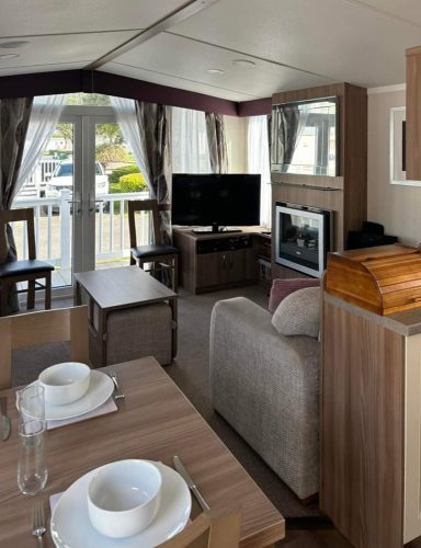 Lounge Area at MTD Caravan Hire