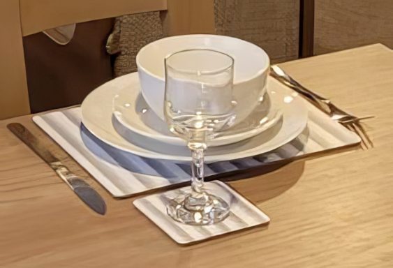 Table Setting at MTD Caravan Hire