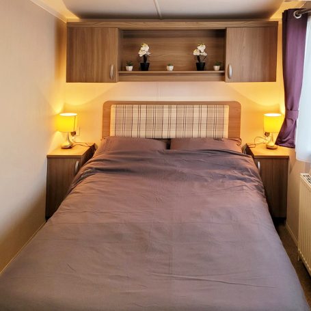 Bedroom at MTD Caravan Hire